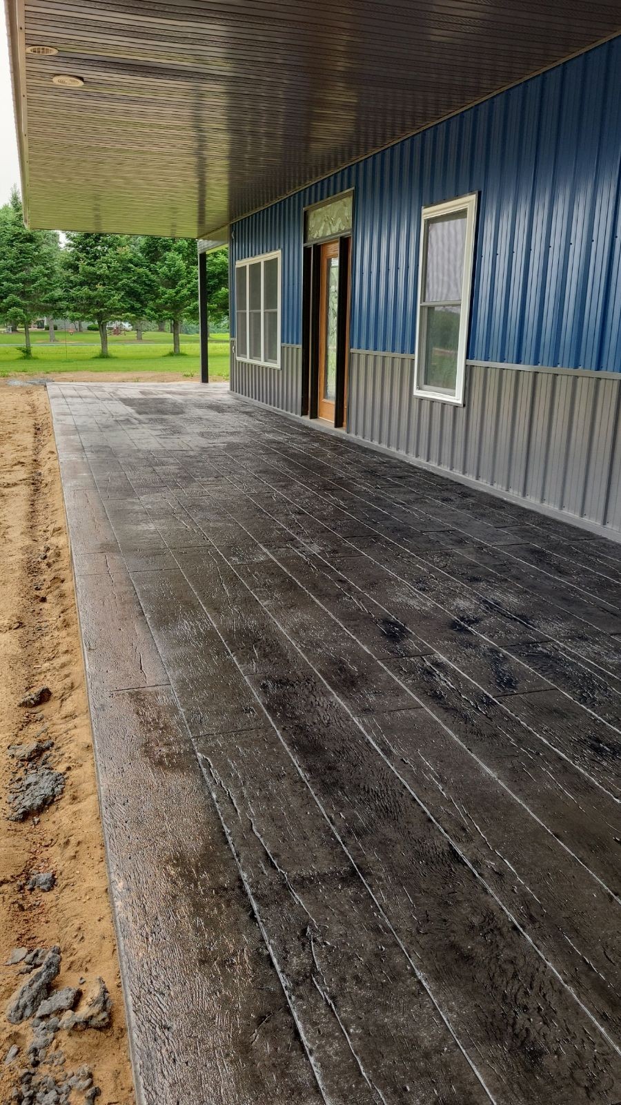 Concrete patio installed by RK Masonry Services in Marathon County, WI